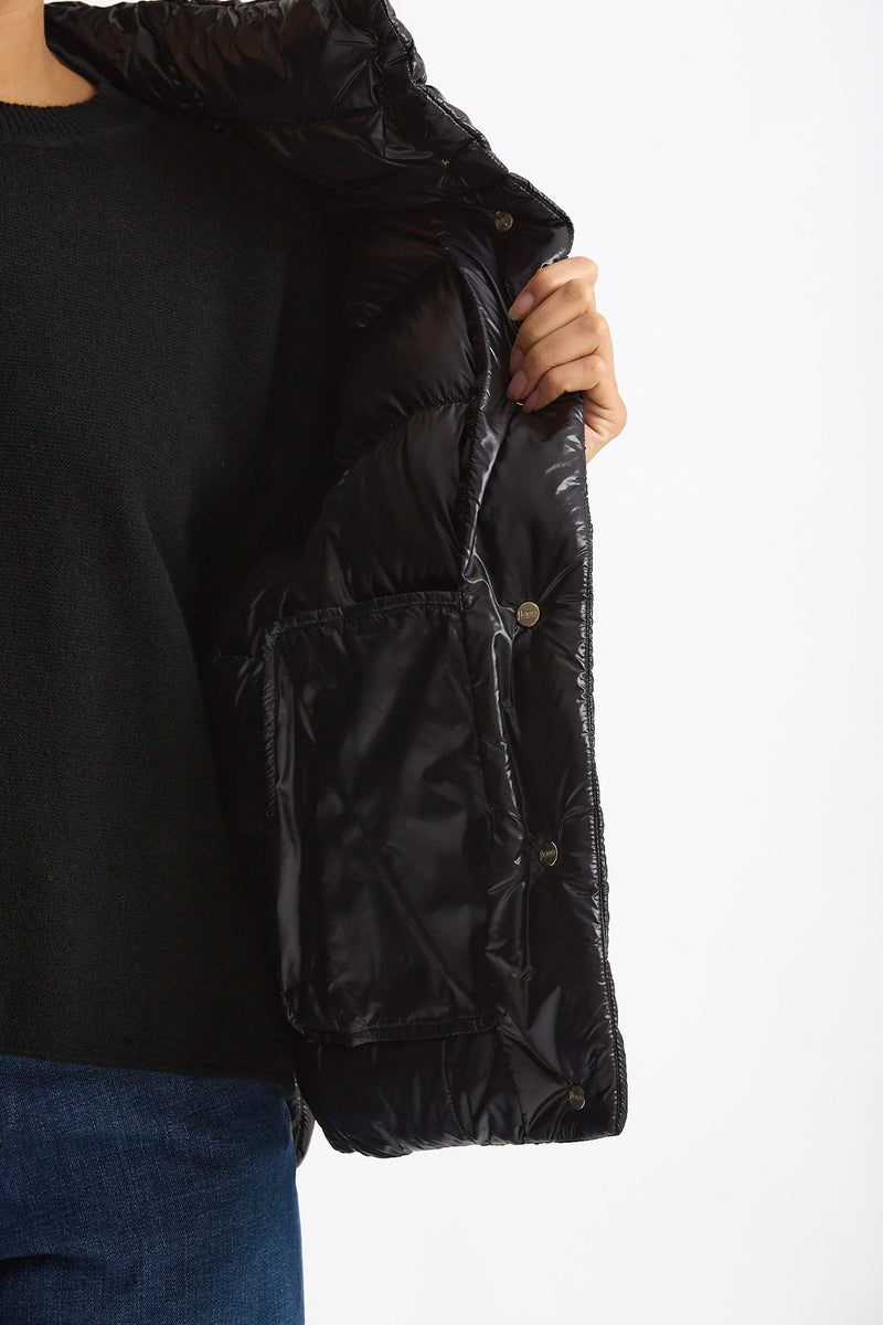 Cappa in nylon ultralight nero donna Herno - 9
