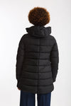 Piumino midi CHAMONIX in nylon nero donna Herno - 4