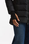 Piumino midi CHAMONIX in nylon nero donna Herno - 5
