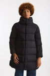 Piumino lungo nero donna Herno - 1