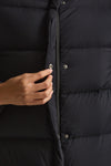 Piumino lungo nero donna Herno - 6