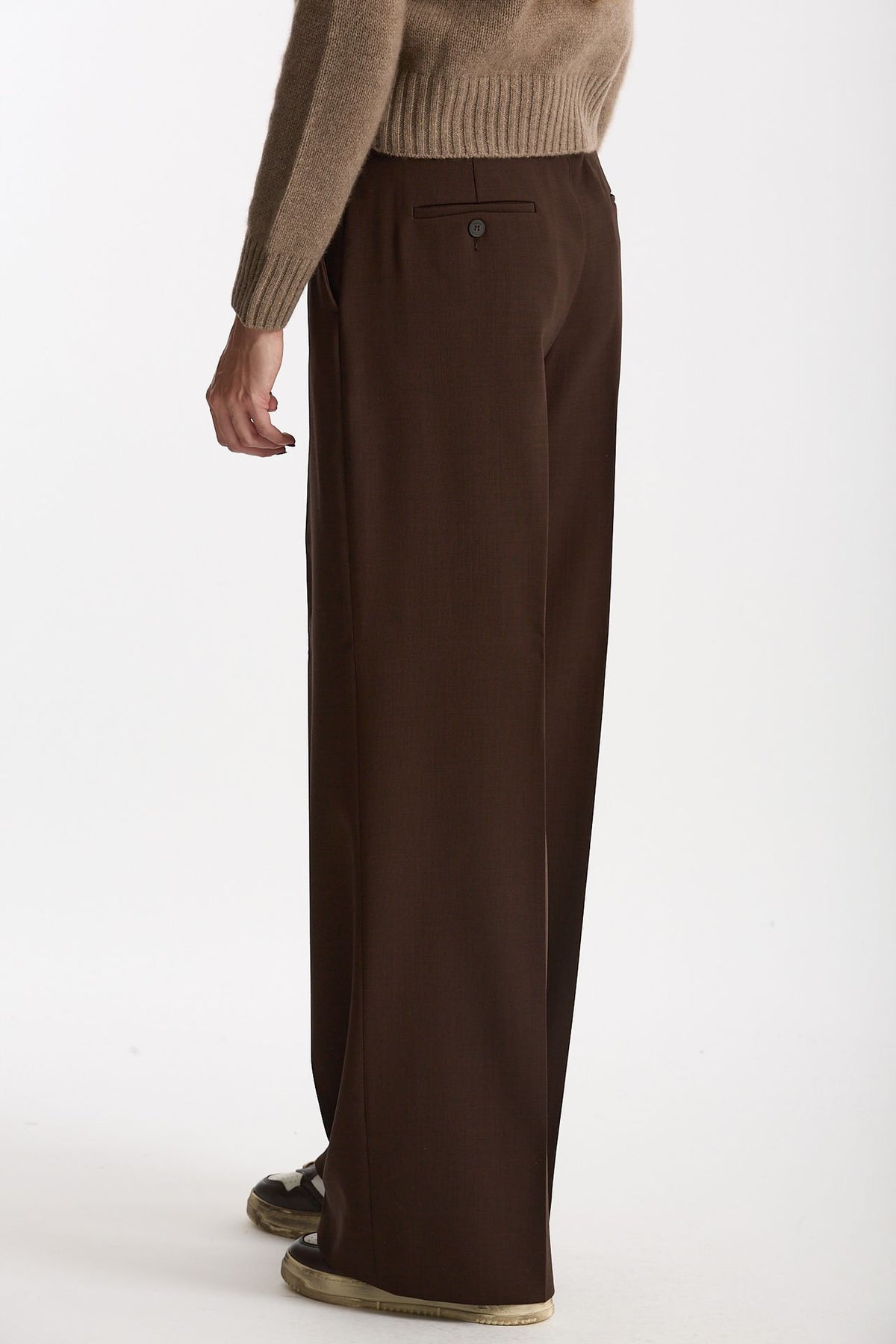 Pantalone ampio NEERA marrone donna Incotex - 3