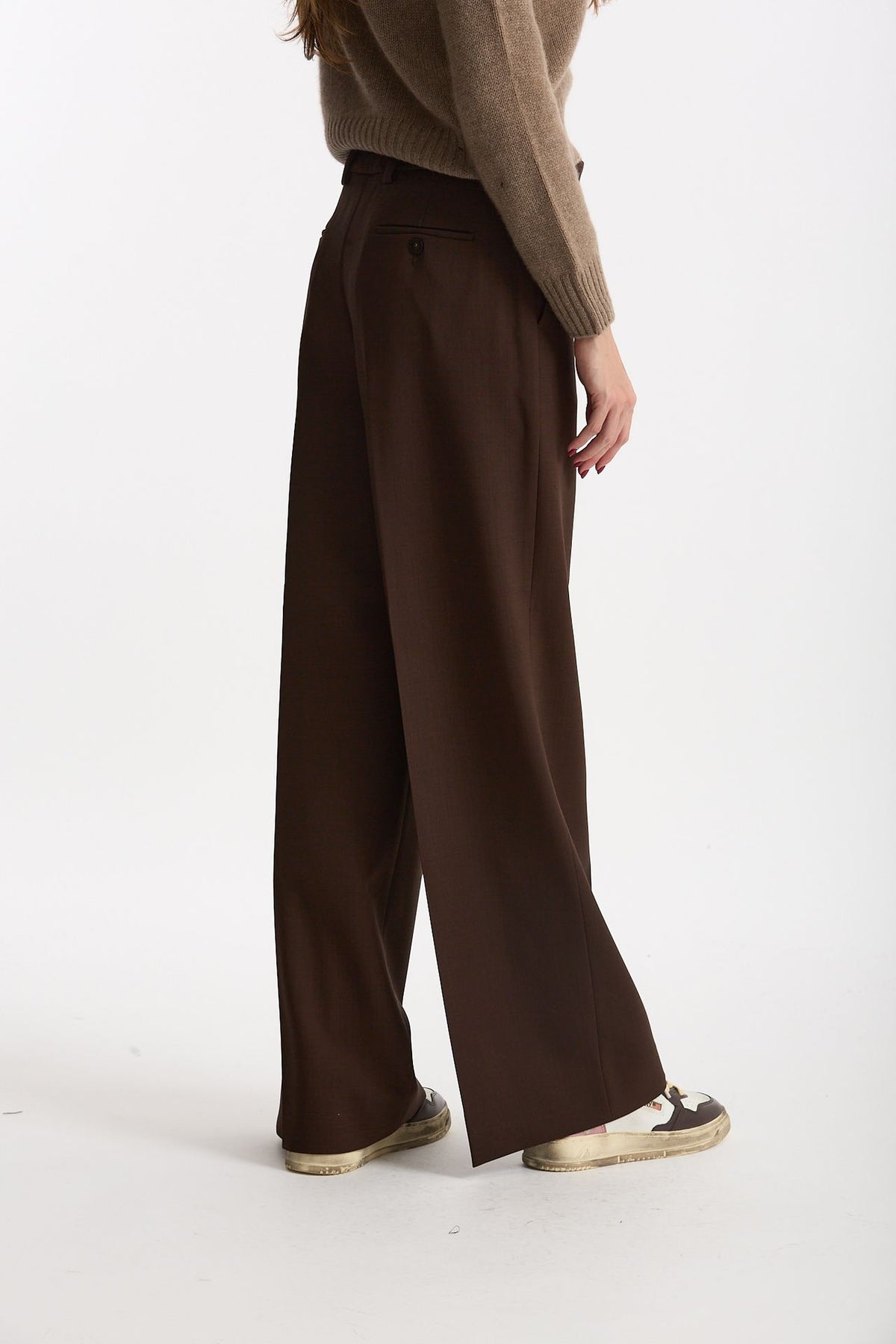 Pantalone ampio NEERA marrone donna Incotex - 1