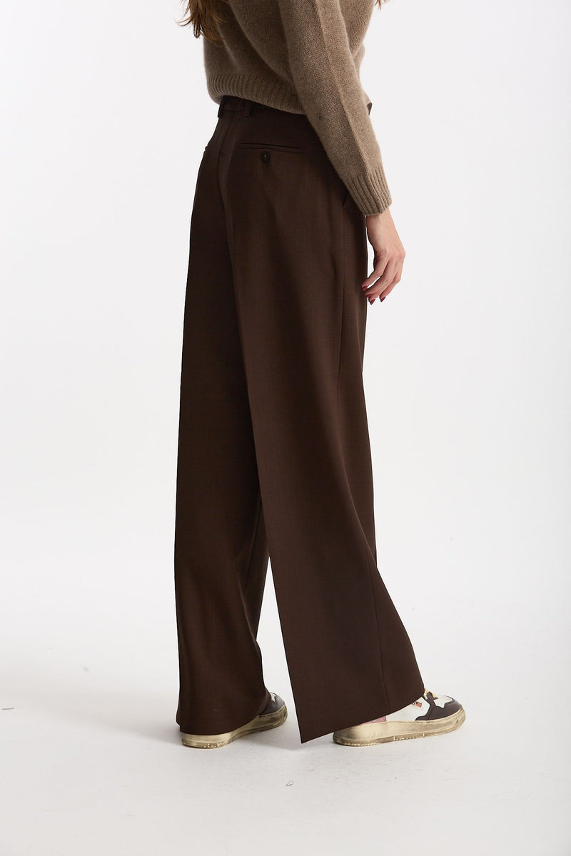 Pantalone ampio NEERA marrone donna Incotex - 1
