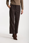 Pantalone NEVET in flanella di lana donna Incotex - 1