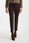 Pantalone slim KIMAMA marrone donna Incotex - 1