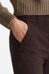 Pantalone slim KIMAMA marrone donna Incotex - 5