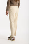 Pantalone in cotone GALENE panna donna Incotex - 3