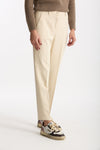 Pantalone in cotone GALENE panna donna Incotex - 1