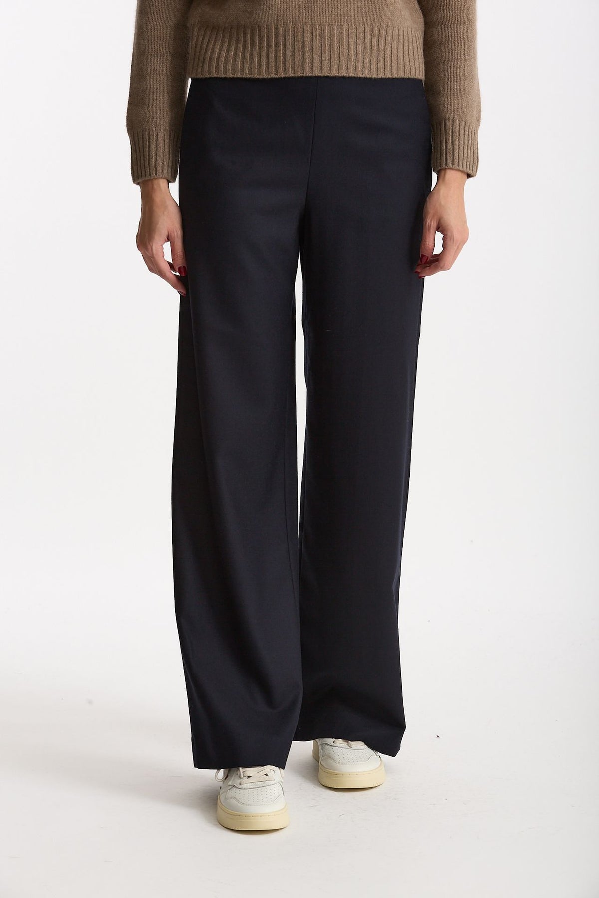 Pantalone IVY wide fit blu donna Incotex - 3