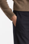 Pantalone IVY wide fit blu donna Incotex - 4