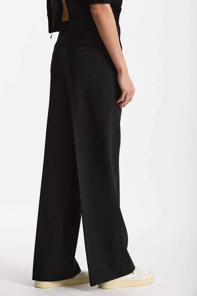 Pantalone ampio NEERA nero donna Incotex - 1