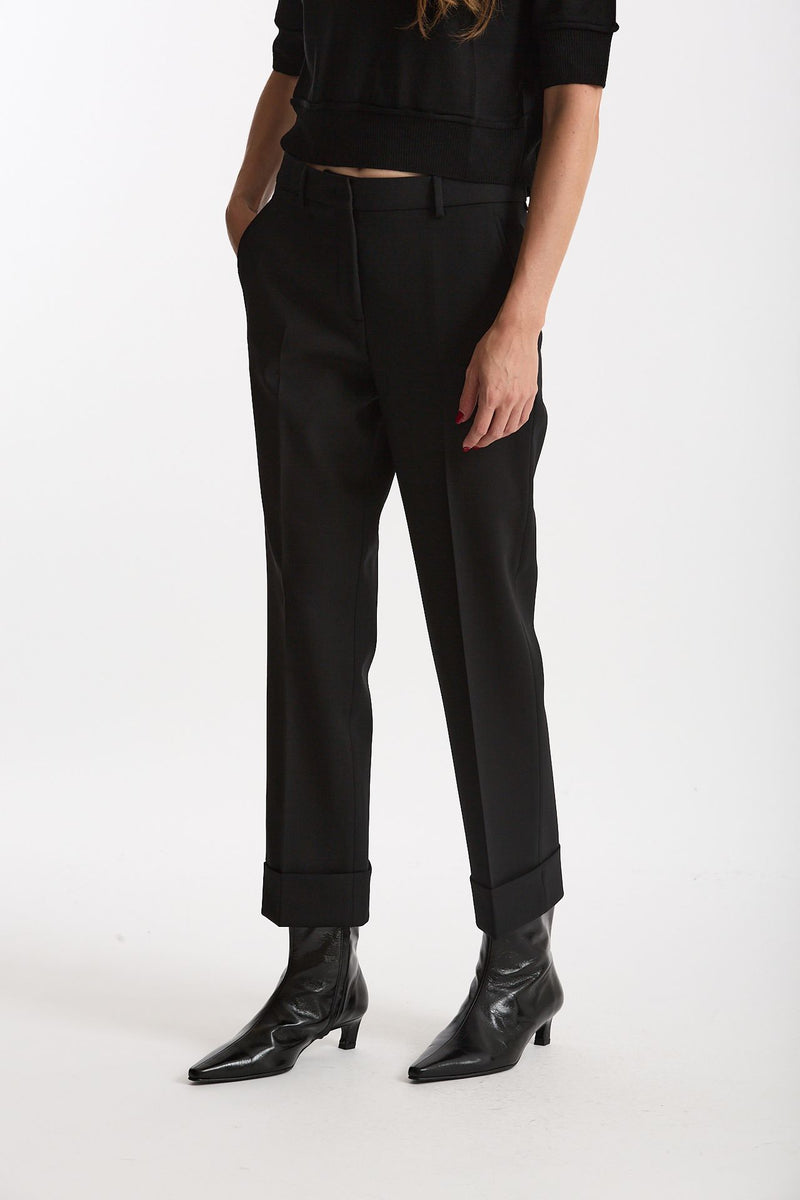 Pantalone dritto NEVET nero donna Incotex - 2