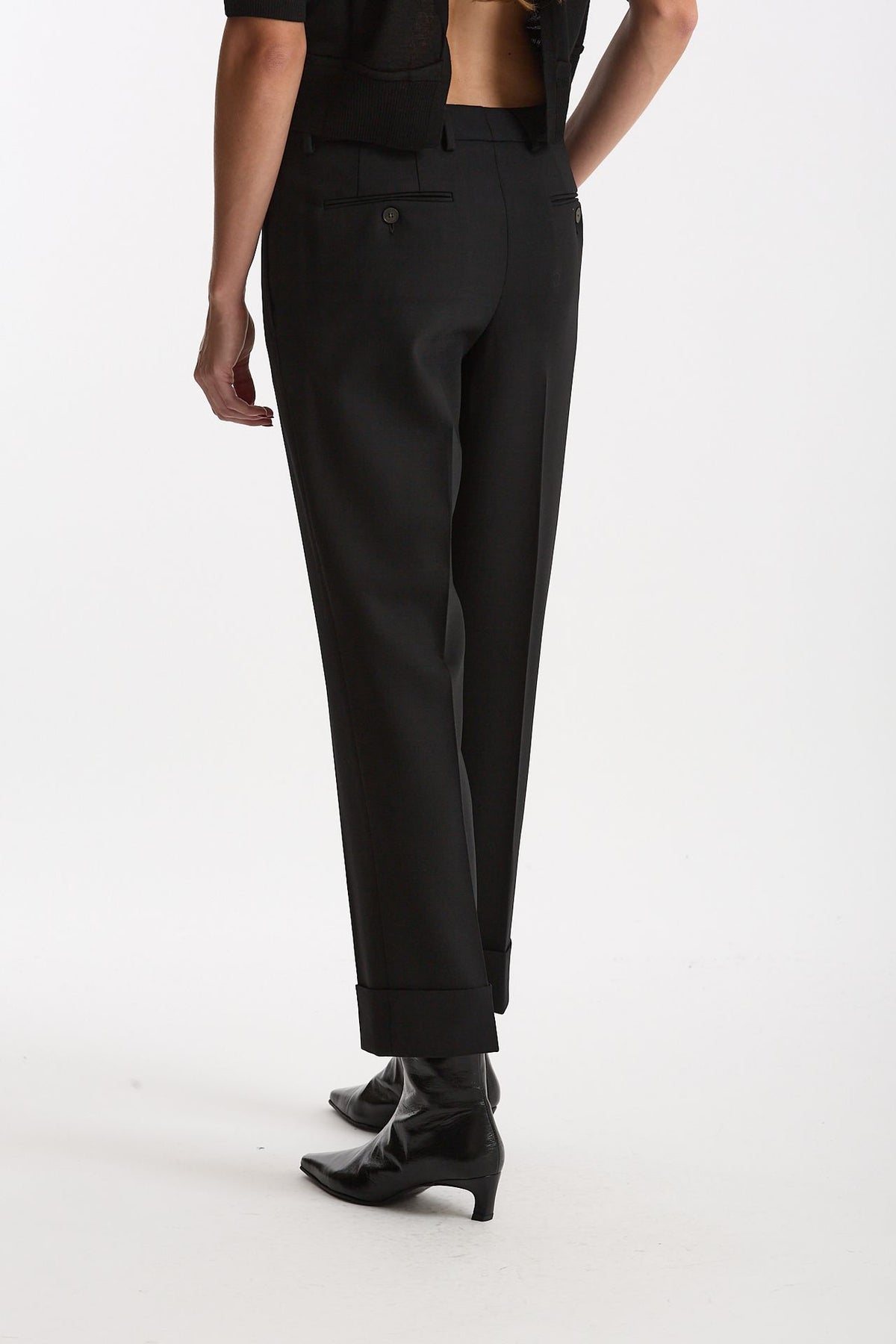 Pantalone dritto NEVET nero donna Incotex - 3