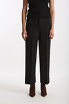Pantalone ARLYS in tela di lana nero donna Incotex - 2