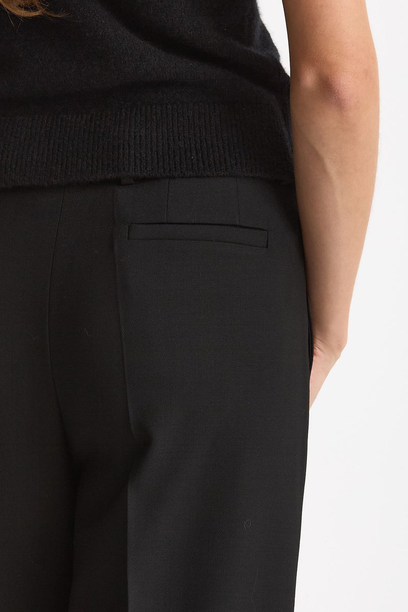Pantalone ARLYS in tela di lana nero donna Incotex - 6