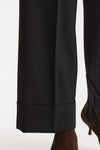 Pantalone ARLYS in tela di lana nero donna Incotex - 7