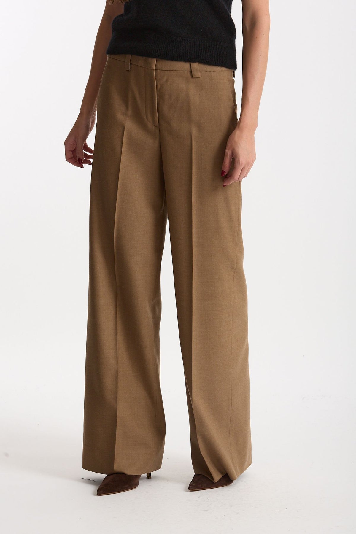 Pantalone ampio NEERA cammello donna Incotex - 2