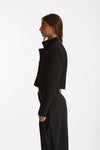 Giacca crop MOV nero donna Iro - 2