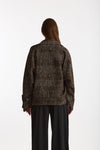 Giubbino over INJA tweed marrone e panna donna Iro - 5