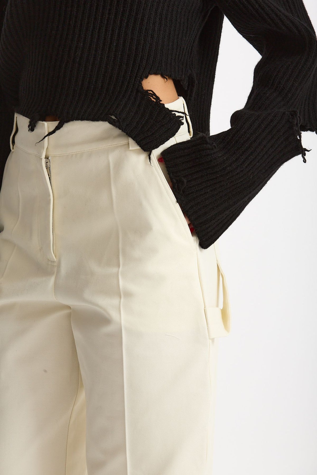 Pantalone loose LYRA bianco donna Iro - 5