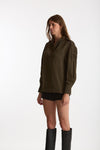 Over shirt MEKKY verde militare donna Iro - 5