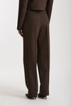 Pantalone vita alta pinces marrone donna Iro - 3