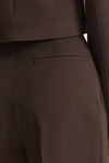 Pantalone vita alta pinces marrone donna Iro - 5