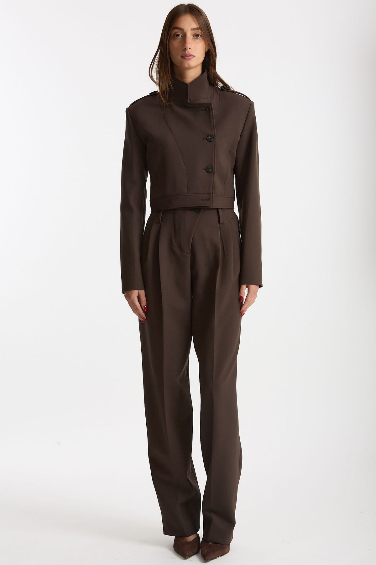Giacca crop MOV marrone donna Iro - 1