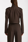 Giacca crop MOV marrone donna Iro - 3