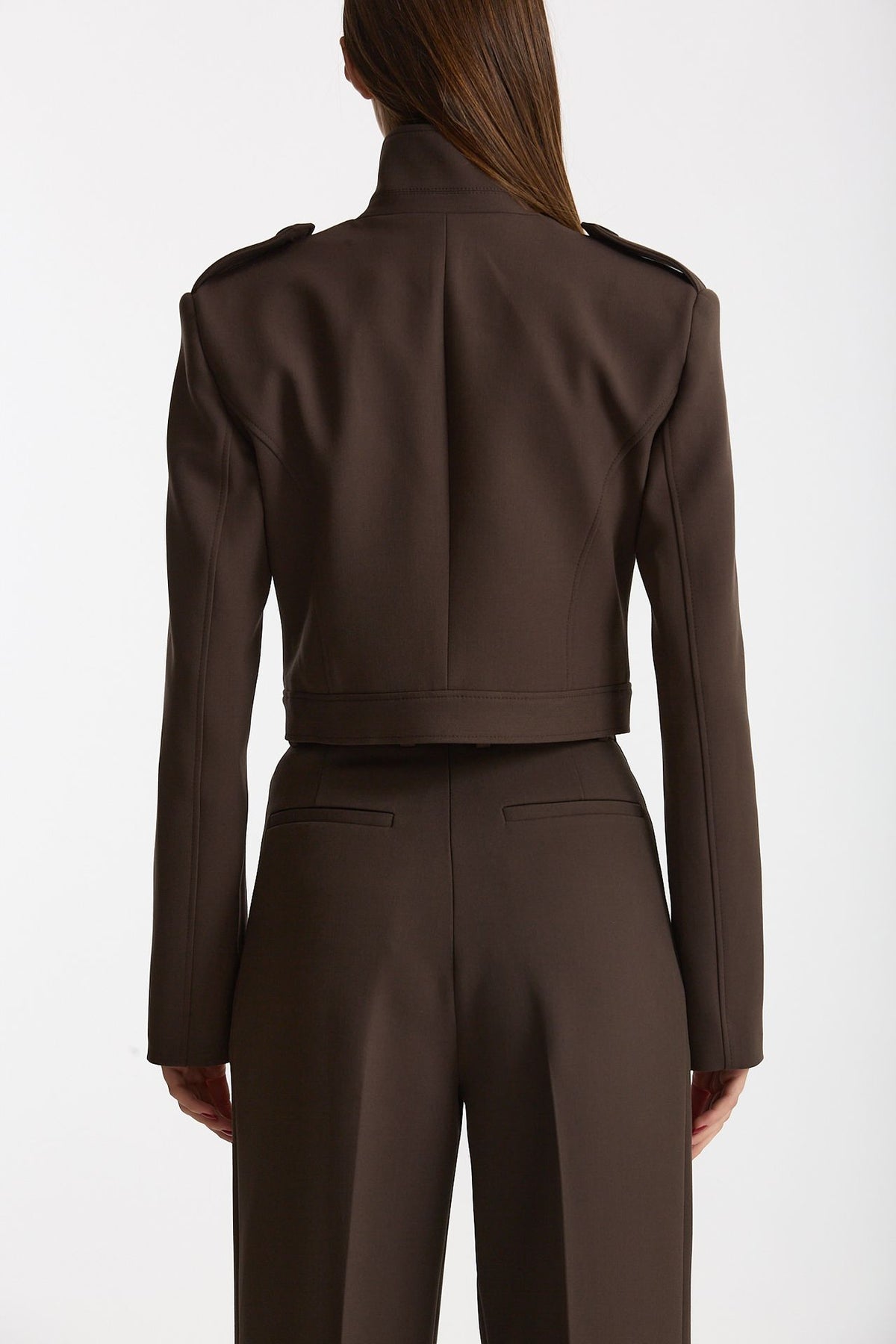 Giacca crop MOV marrone donna Iro - 3