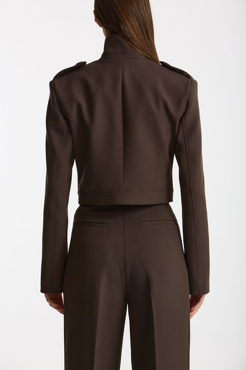 Giacca crop MOV marrone donna Iro - 3