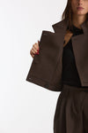 Giacca crop MOV marrone donna Iro - 6
