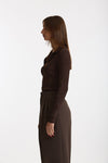 Maglia polo in viscosa marrone donna Iro - 2