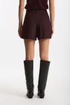 Short pannello Vita alta burgundi donna Iro - 4