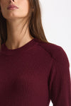 Abito in maglia di cashmere bordeaux donna Iro - 5