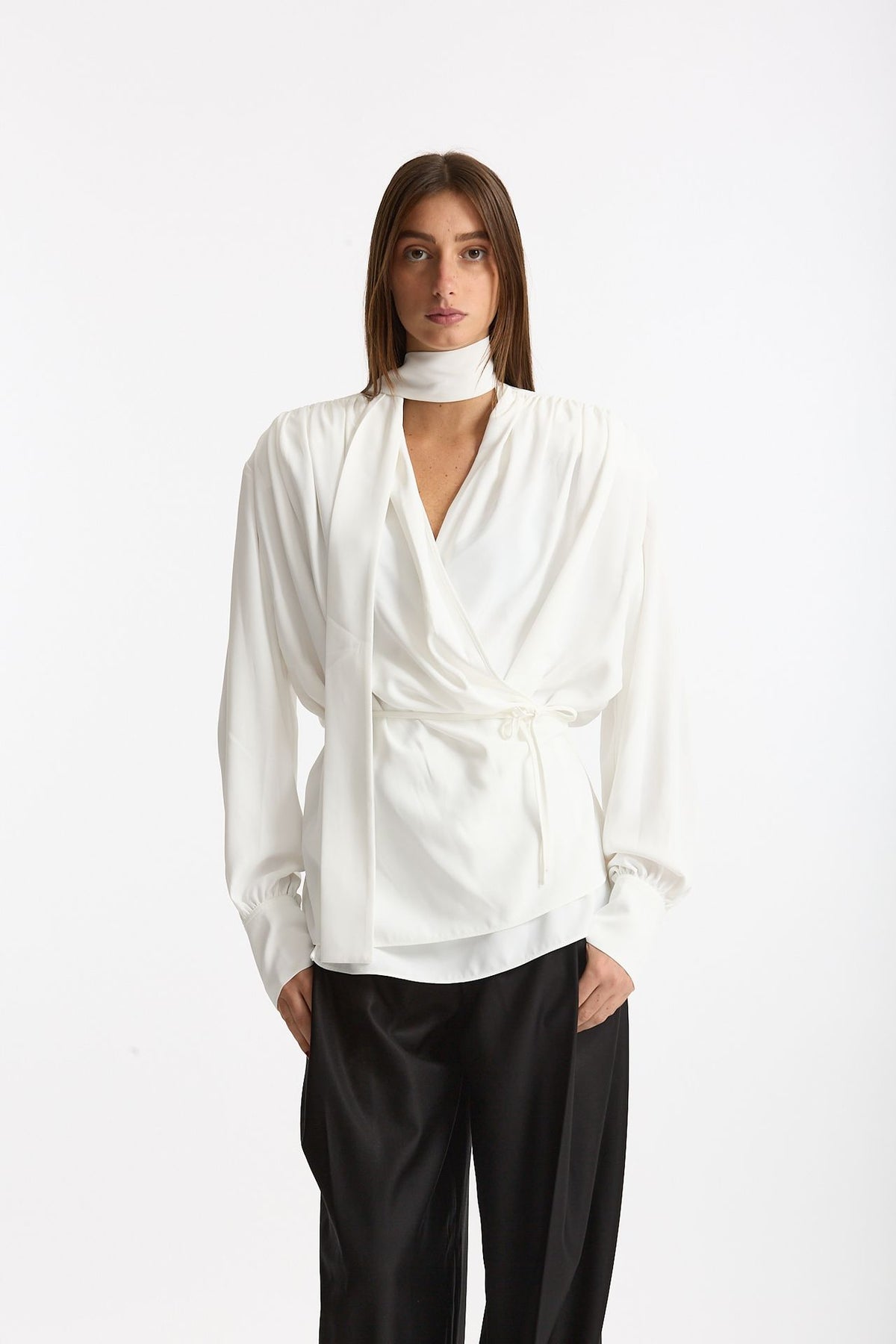 Camicia fluida bianco ottico donna Iro - 2