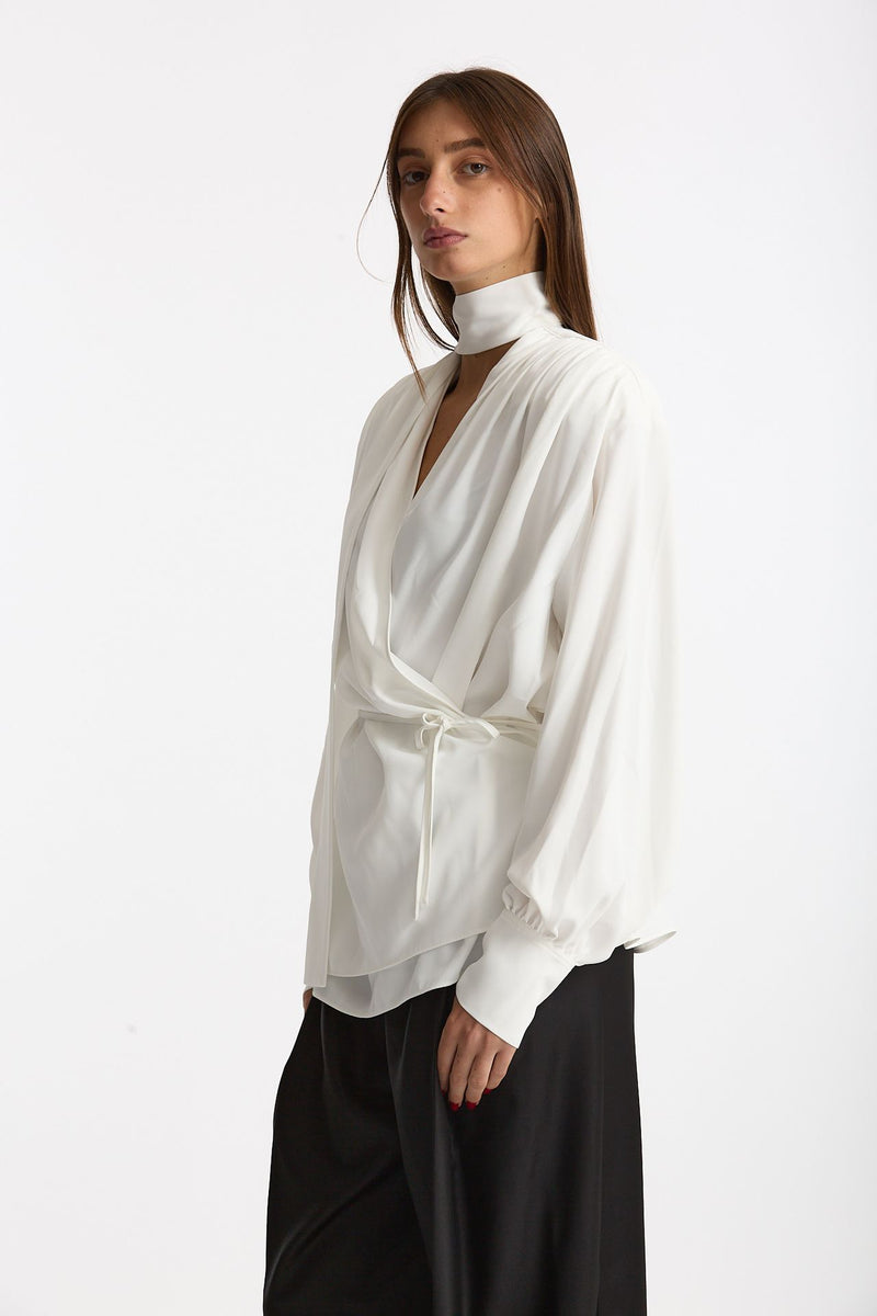 Camicia fluida bianco ottico donna Iro - 1