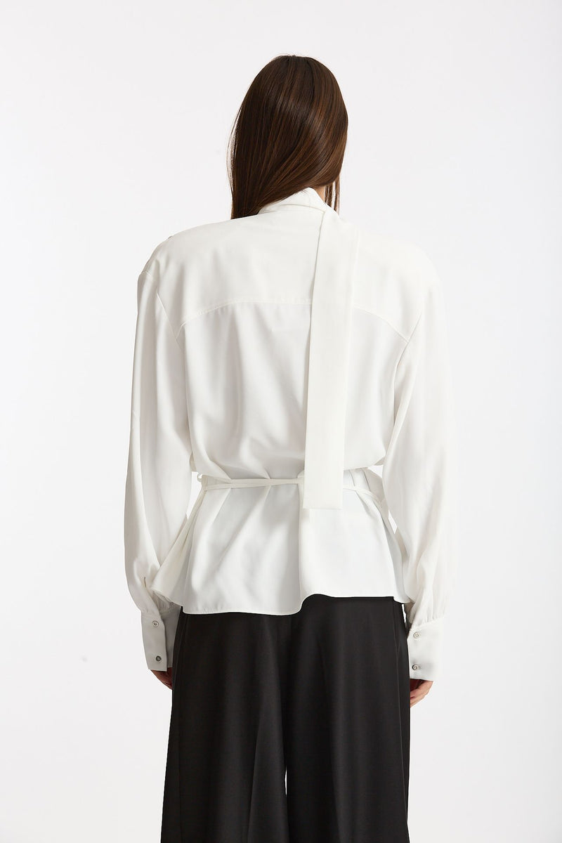 Camicia fluida bianco ottico donna Iro - 3
