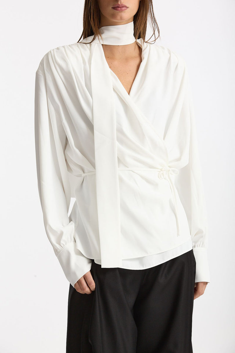 Camicia fluida bianco ottico donna Iro - 4