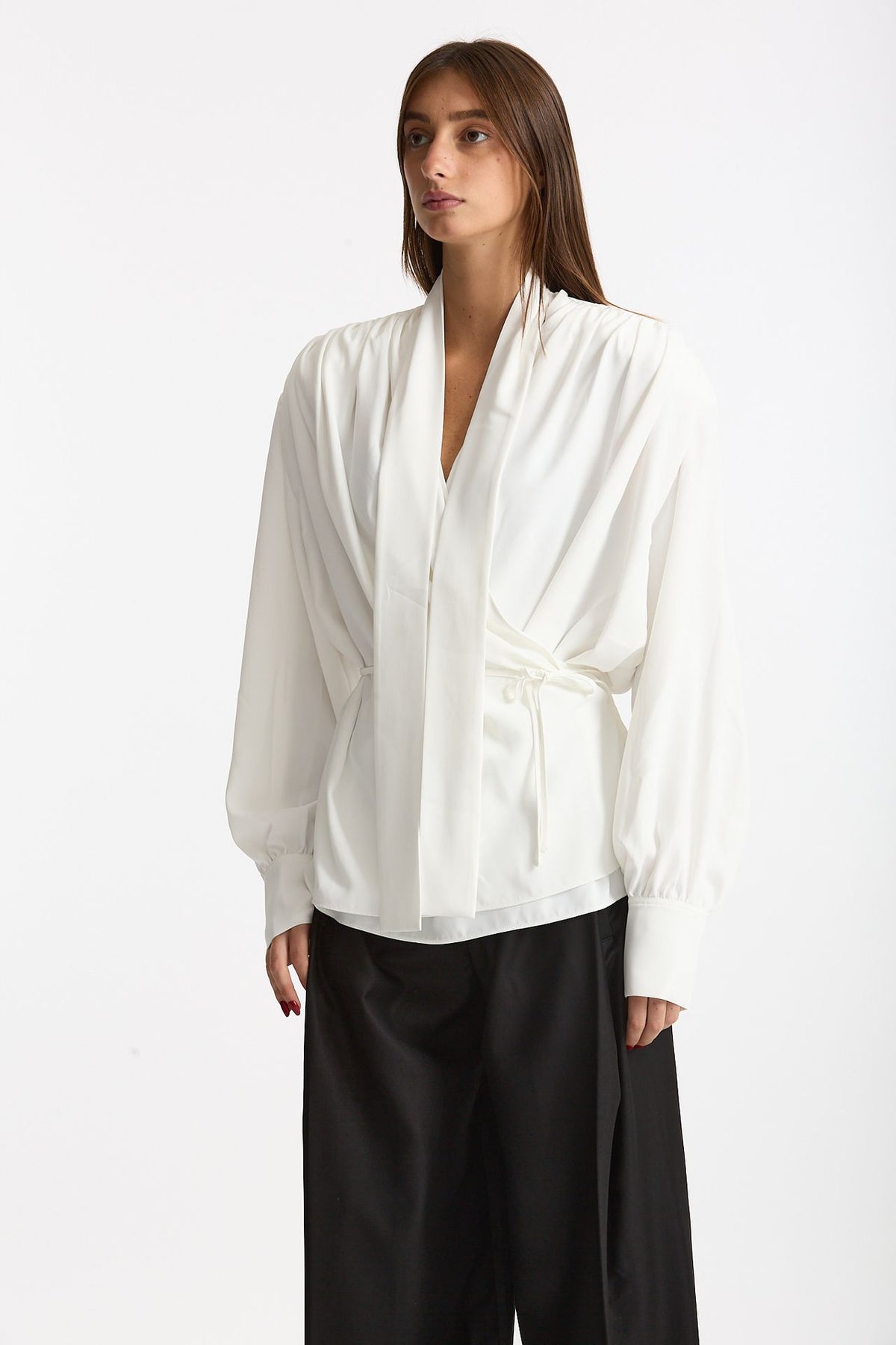 Camicia fluida bianco ottico donna Iro - 6