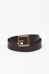 Cintura in pelle DELPHIS BELT nero donna Kate-cate - 2