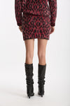 Gonna in maglia maculata jacquard donna Laneus - 3