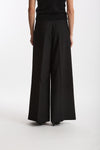 Pantalone in fresco lana nero donna Laneus - 3