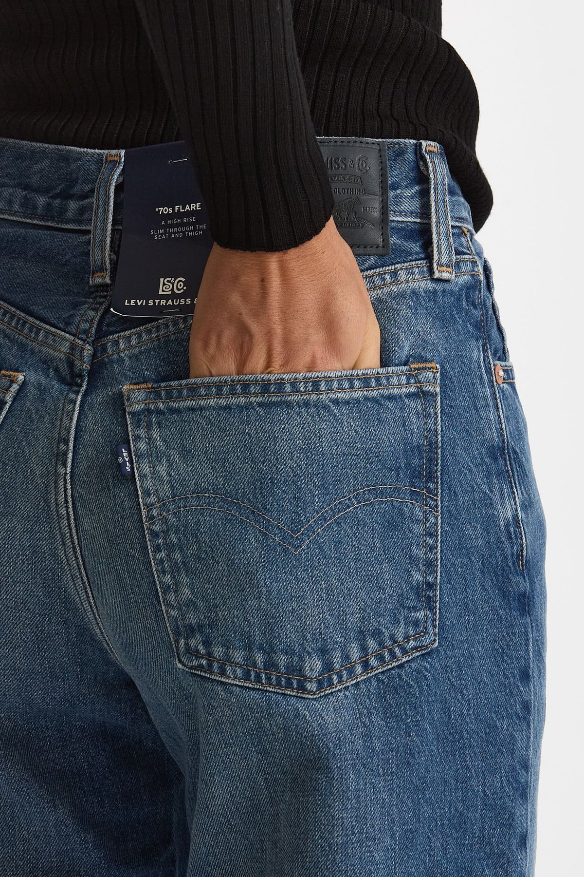 Jeans vita alta BLUE TAB FLARE donna Levi's - 4