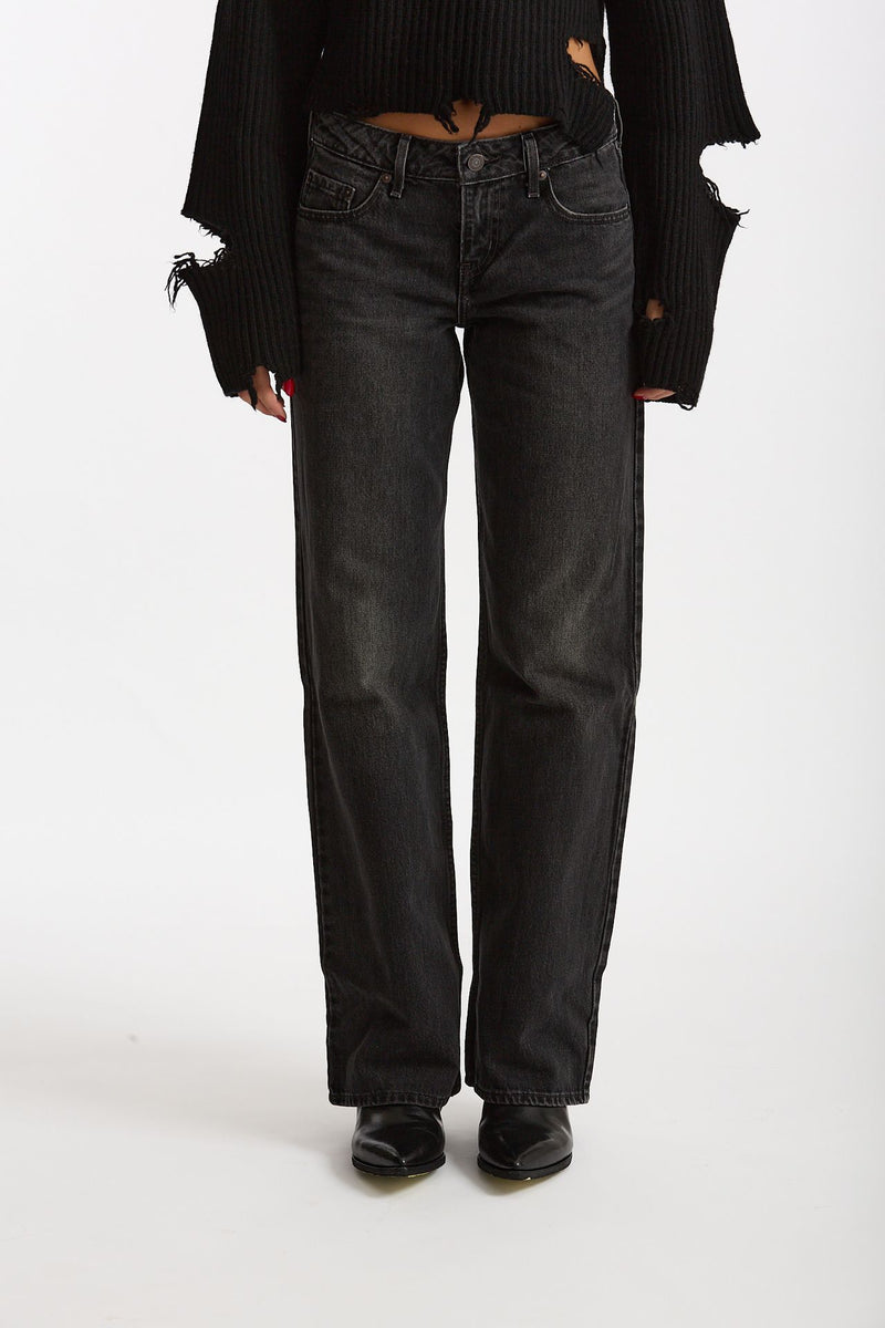 Jeans regular LOW LOOSE nero slavato donna Levi's - 2
