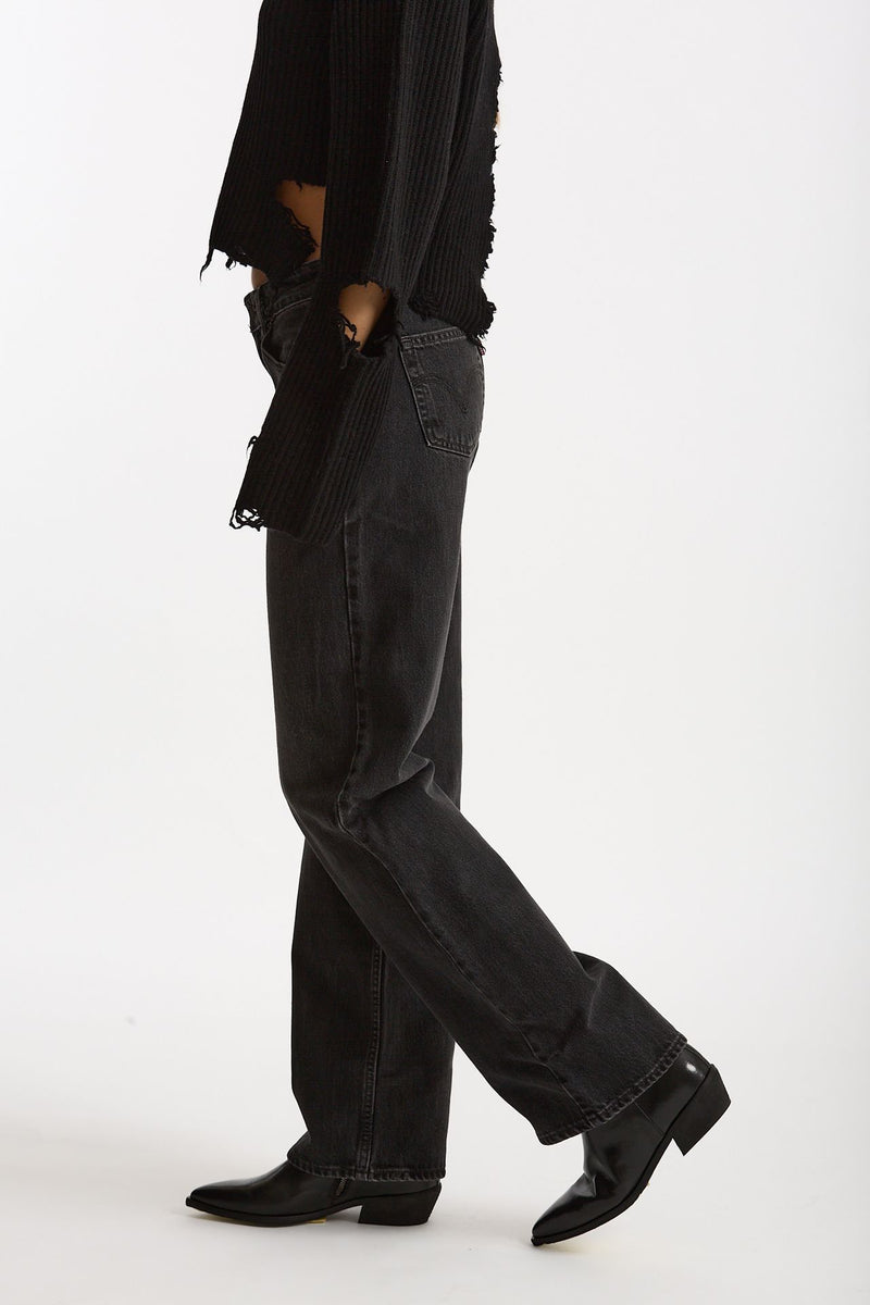 Jeans regular LOW LOOSE nero slavato donna Levi's - 1