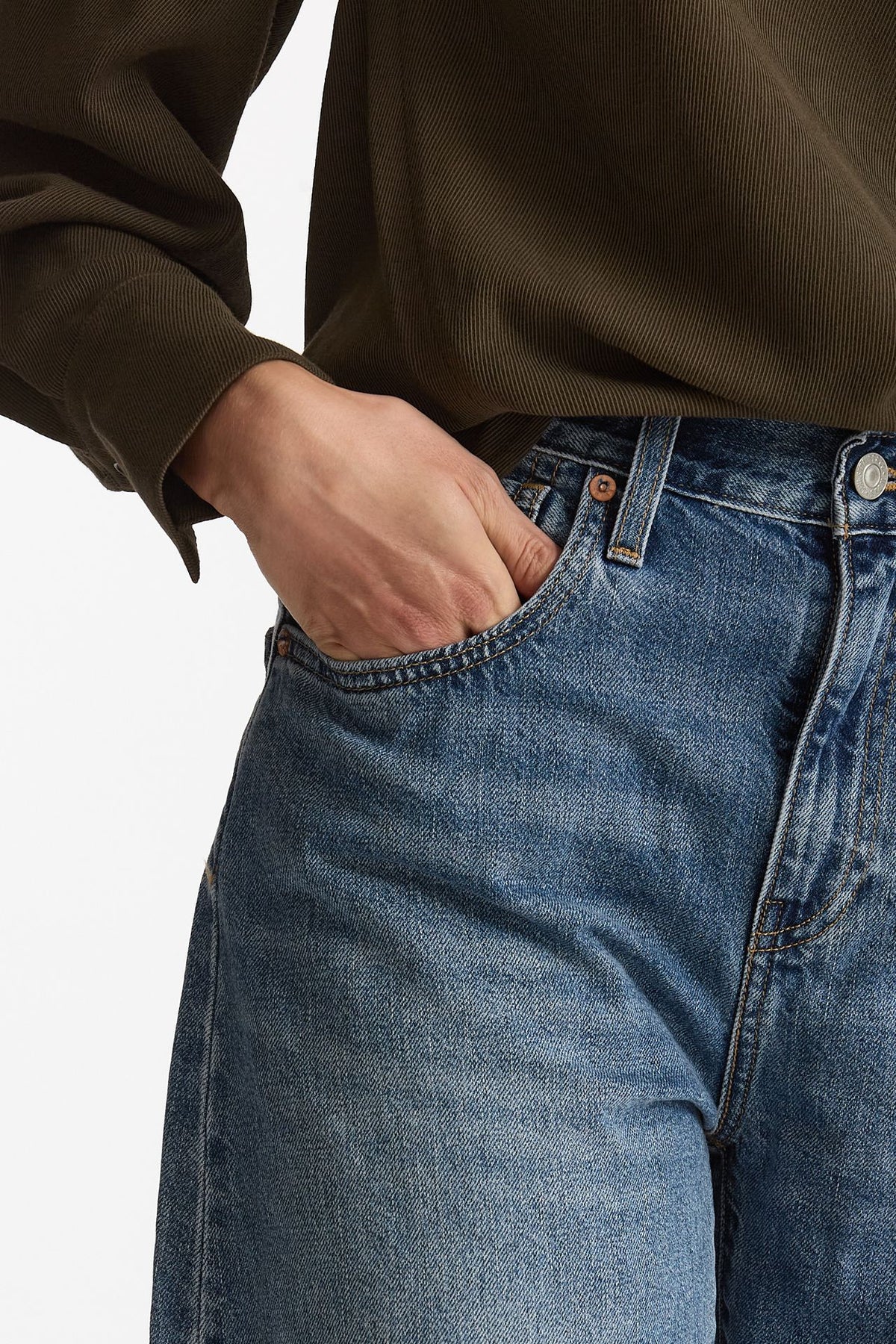 Jeans DROP BARREL BLUE TAB donna Levi's - 5
