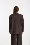 Tailleur giacca doppiopetto marrone donna Marsēm - 3