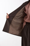 Tailleur giacca doppiopetto marrone donna Marsēm - 4